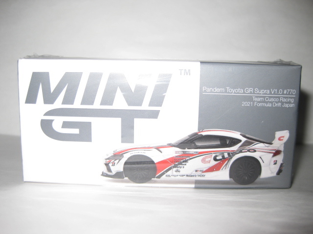 MINI GT 1/64 パンデム トヨタ GR スープラ V1.0 ＃770 フォーミュラ・ドリフト ジャパン_画像1