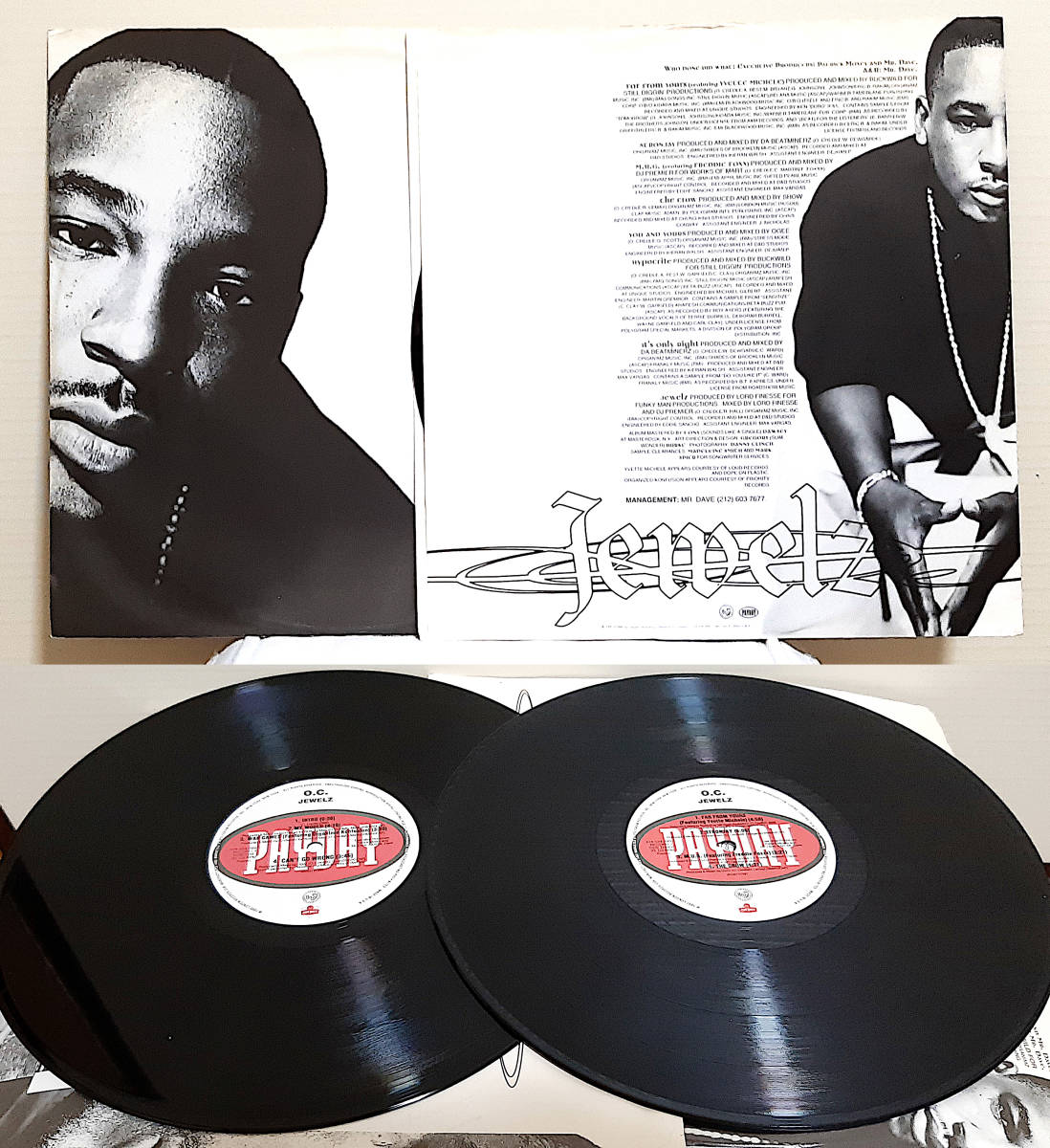 即決送料無料【USオリ盤2LPレコード】O.C. - Jewelz ('97年) Payday 314-524-399-1 / オーシー 2nd Album DJ Premier ヒップホップ名盤