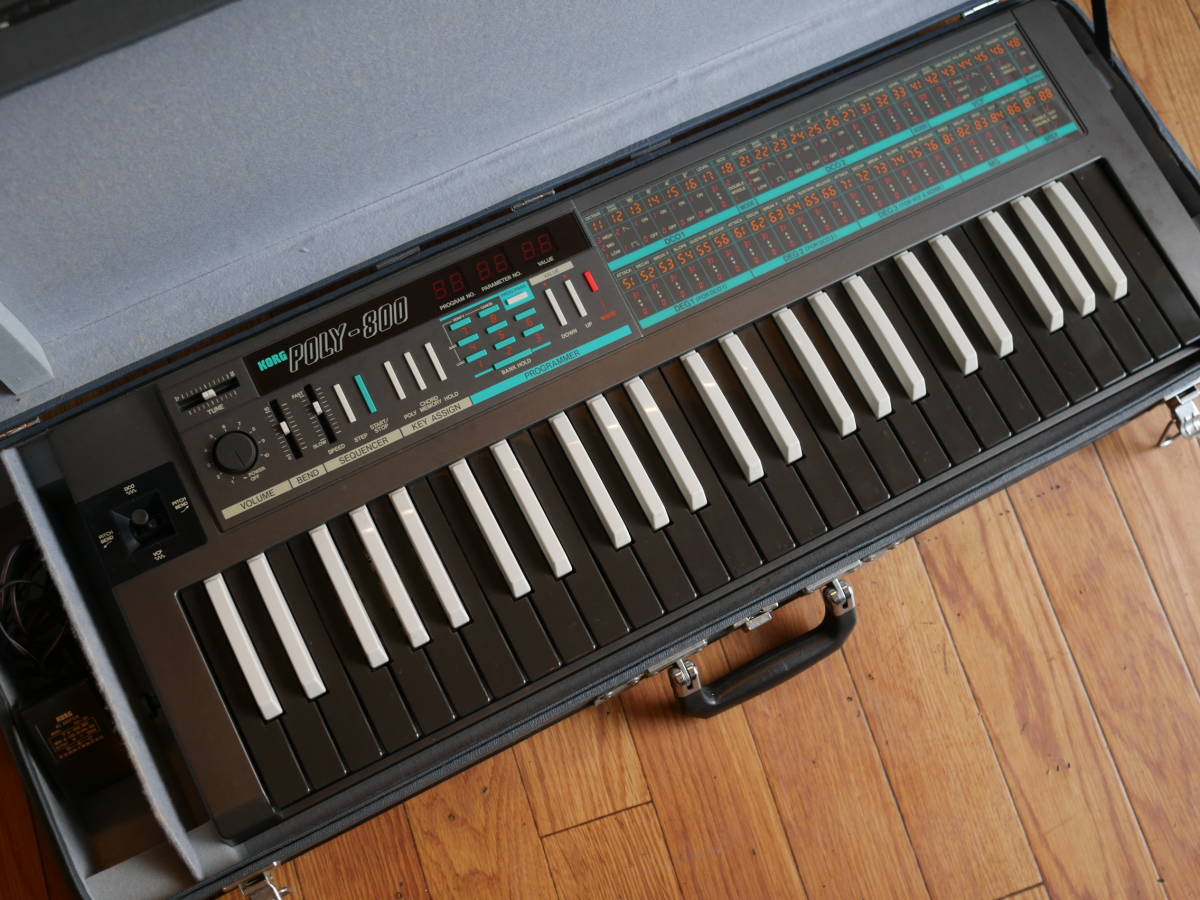 Yahoo!オークション - KORG【POLY-800】シンセサイザー 現状 Yahoo!オークション - KORG【POLY-800】シンセサイザー 現状