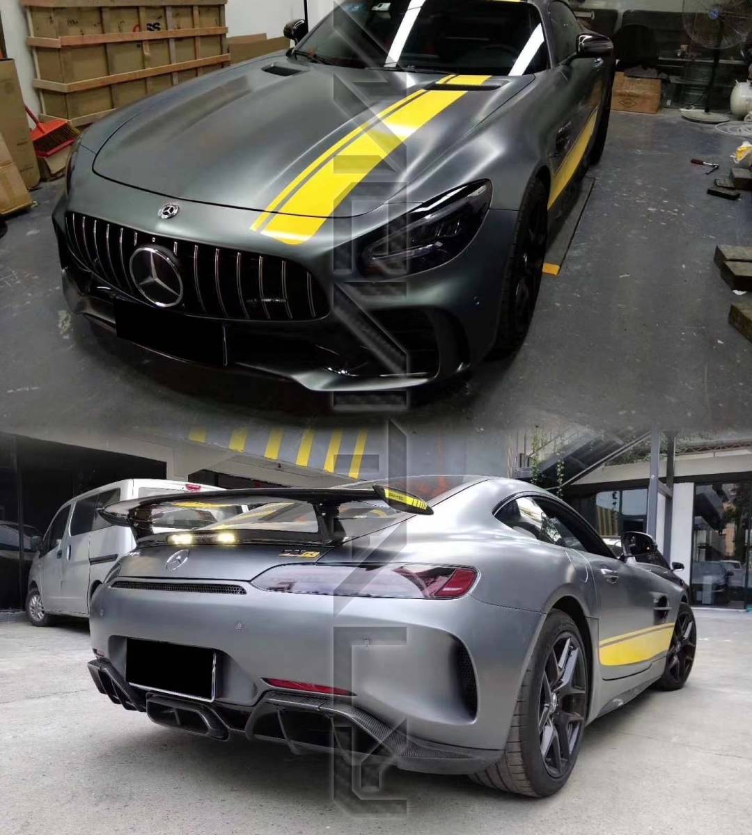#最安値・最高品質FRP・カーボン製MercedesメルセデスベンツAMG GT対応GTRコンバージョンキット_画像9