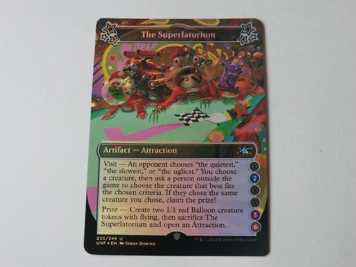 MTG 美品 【The Superlatorium（2,5,6）（FOIL）】 （アンコモン） アンフィニティ UNFINITY 英 2枚迄_画像1