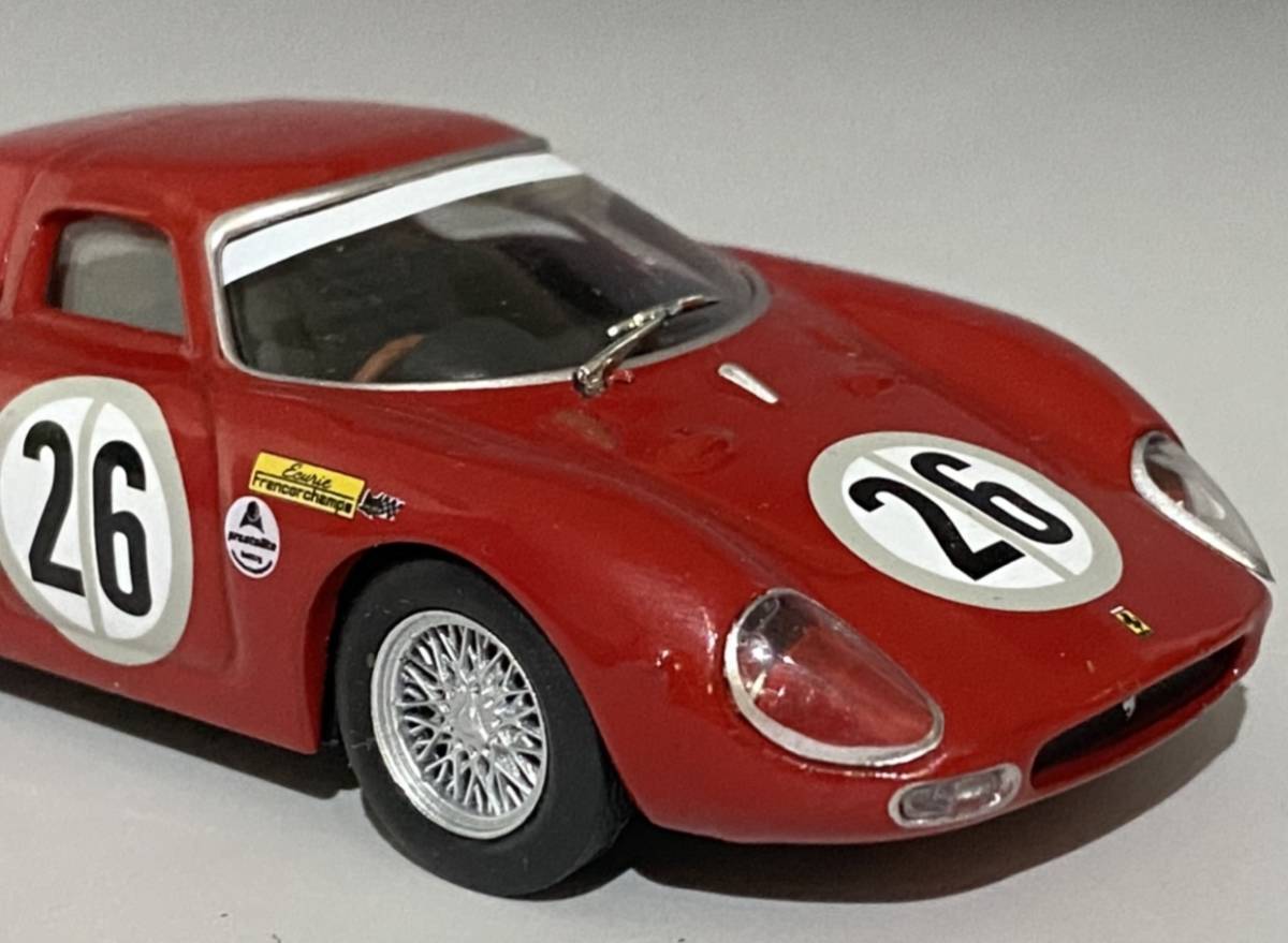 1/43 Ferrari 250 LM Ecurie Francorchamps - 24h Daytona 1966 #26 ◆ Leon “Elde” Dernier, Jacky Ickx ◆ フェラーリ - アシェット_画像9