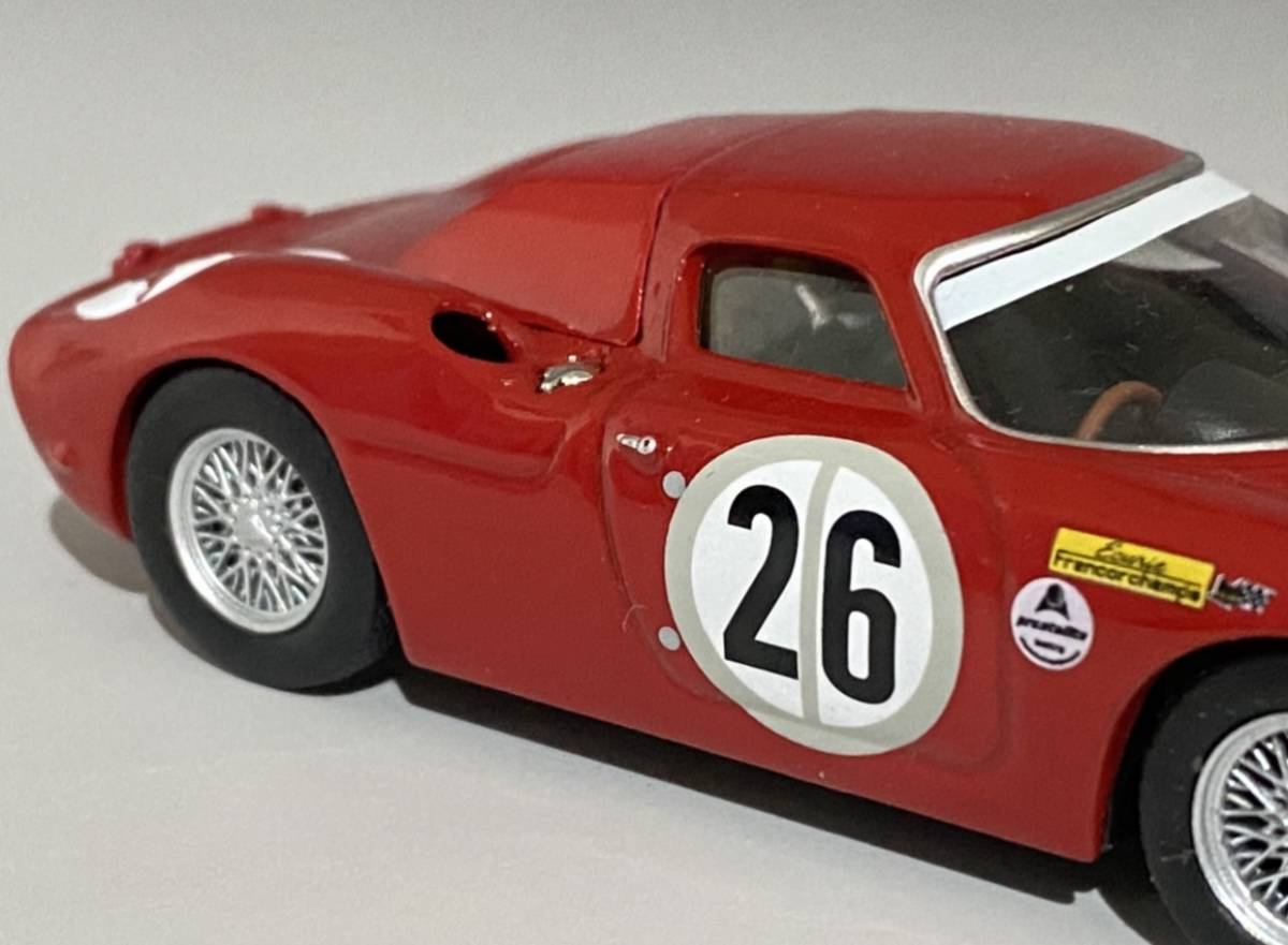 1/43 Ferrari 250 LM Ecurie Francorchamps - 24h Daytona 1966 #26 ◆ Leon “Elde” Dernier, Jacky Ickx ◆ フェラーリ - アシェット_画像10