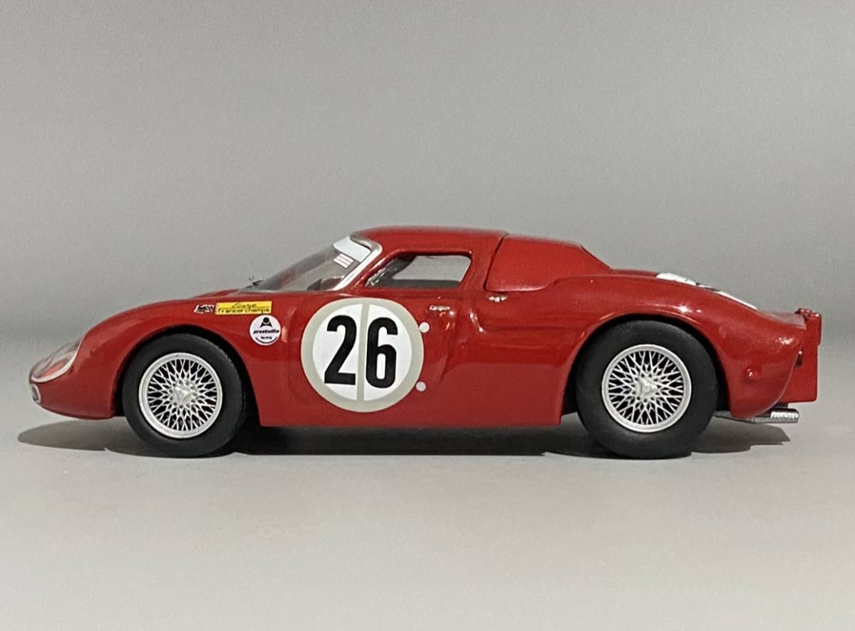 1/43 Ferrari 250 LM Ecurie Francorchamps - 24h Daytona 1966 #26 ◆ Leon “Elde” Dernier, Jacky Ickx ◆ フェラーリ - アシェット_画像7