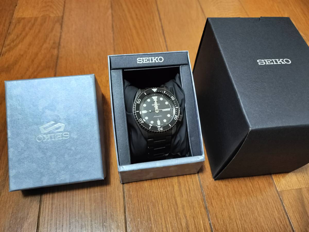 美品] セイコー SEIKO 腕時計 5 SPORTS 海外モデル 自動巻き(手巻付き