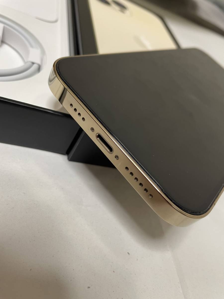 【美品】 Apple iPhone 13 Pro Max 256GB ゴールド Appleストア購入品 【SIMフリー】 【バッテリー最大容量96%】