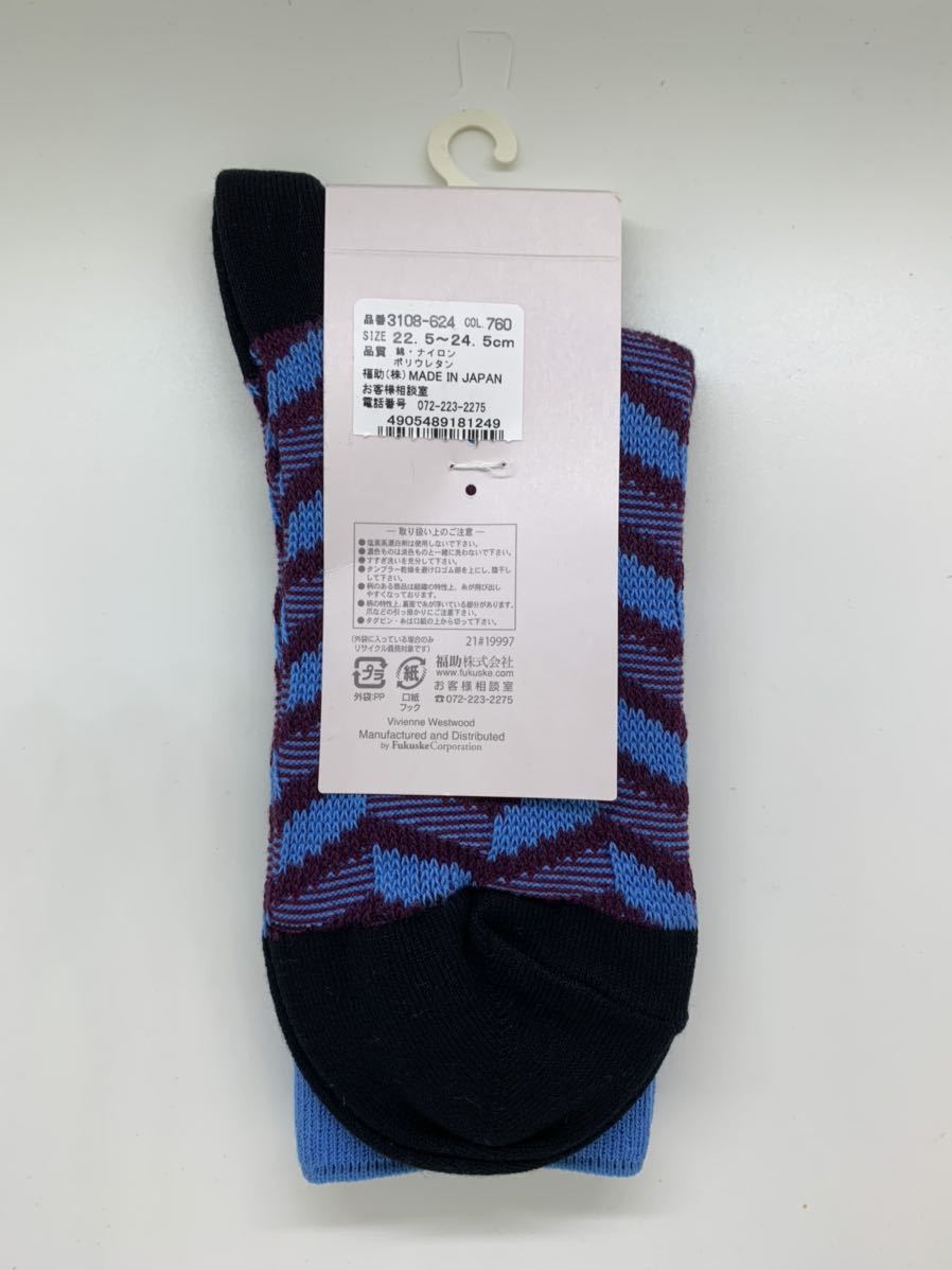 vivienne westwood Vivienne Westwood lady's socks jig The g crew socks 2 point set 709 780 new goods unused goods 