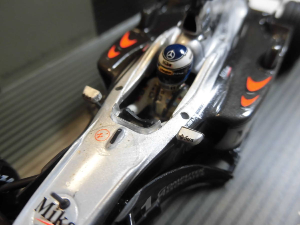 West　マクラーレン・メルセデス　MP4/15　ミカ・ハッキネン　【PMA　1/43　ミニチャンプス　F1ミニカー】　ディーラー仕様_画像4