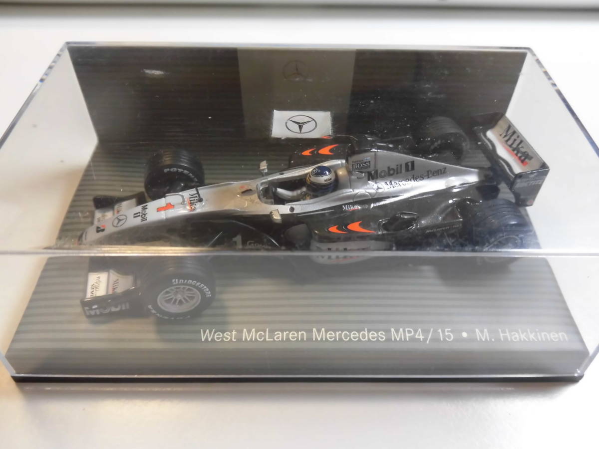 West　マクラーレン・メルセデス　MP4/15　ミカ・ハッキネン　【PMA　1/43　ミニチャンプス　F1ミニカー】　ディーラー仕様_画像7