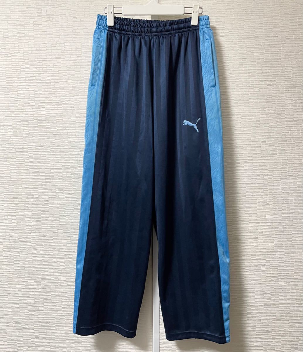 PUMA】プーマ ジャージ上下 セットアップ ネイビー×ブルー 匿名 PUMA】プーマ ジャージ上下 セットアップ ネイビー×ブルー 匿名