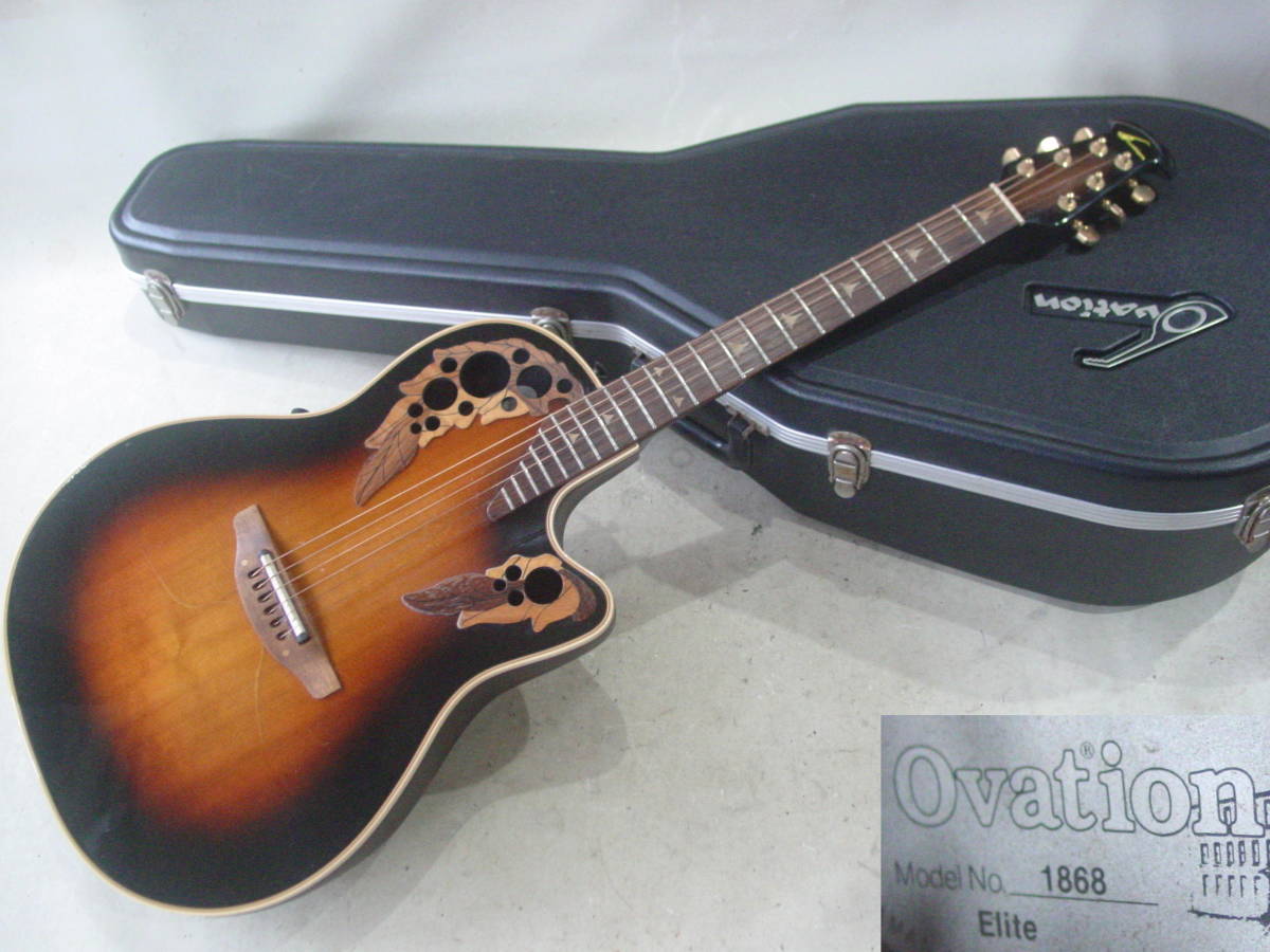 ヤフオク! - ☆Ovation オベーション 1868 Elite エレ...