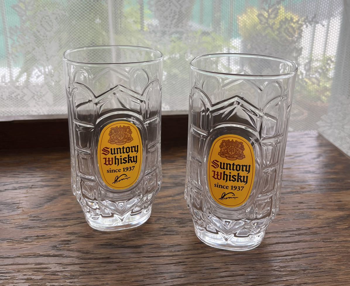ヤフオク! サントリー 角ハイボール 亀甲グラス 2個 SUNTORY... サントリー亀甲グラス 2個と亀甲ガラス皿 3枚のセット