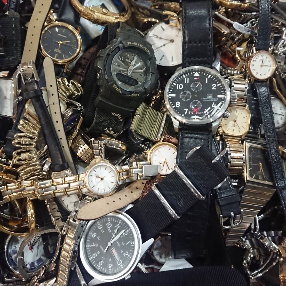 腕時計まとめ売り ① 超大量 500本以上まとめ売り 腕時計 懐中時計 SEIKO カシオ ジーショック トミーヒルフィガー CYMA RADO  シチズン等