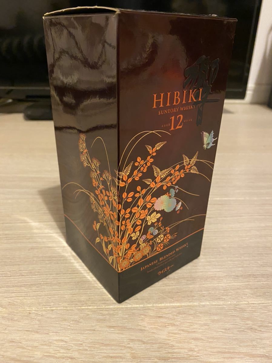 SUNTORY サントリー響12年 終売済みレア品 意匠ボトルカートン 四季 ...