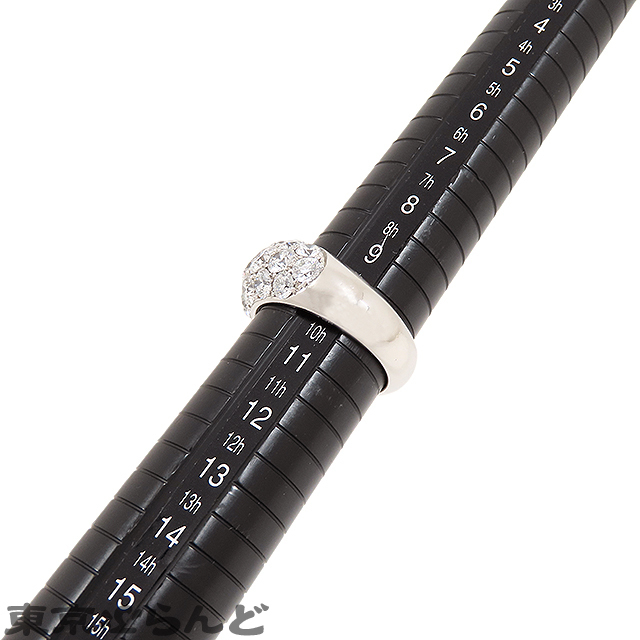 101577160★ギメル GIMEL ダイヤモンド パヴェ リング 指輪 Pt950 総5.001ct 10号相当 プラチナ 仕上済_画像6