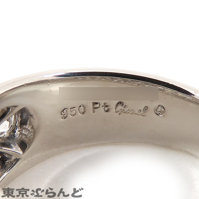 101577160★ギメル GIMEL ダイヤモンド パヴェ リング 指輪 Pt950 総5.001ct 10号相当 プラチナ 仕上済_画像4