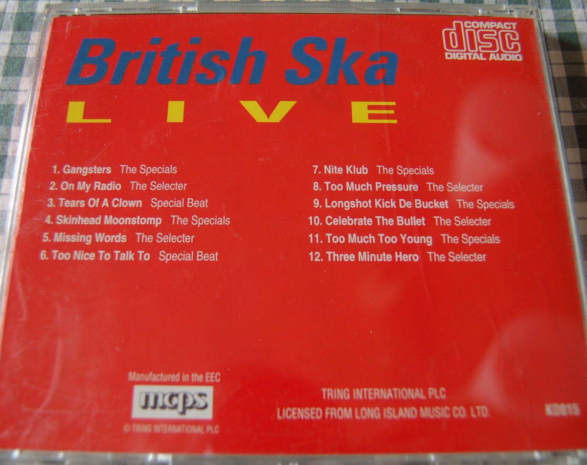 【ほぼ送料のみ・送料無料】VA specials, special beat, selected 【BEST REST BRITISH SKA LIVE】中古美品_画像3