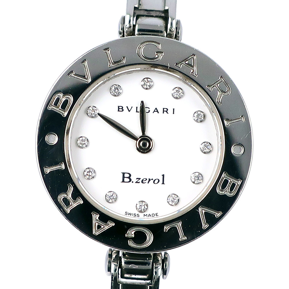 格安販売の ビーゼロワン Bzero1 ブルガリ BVLGARI 12Pダイヤ 白文字盤