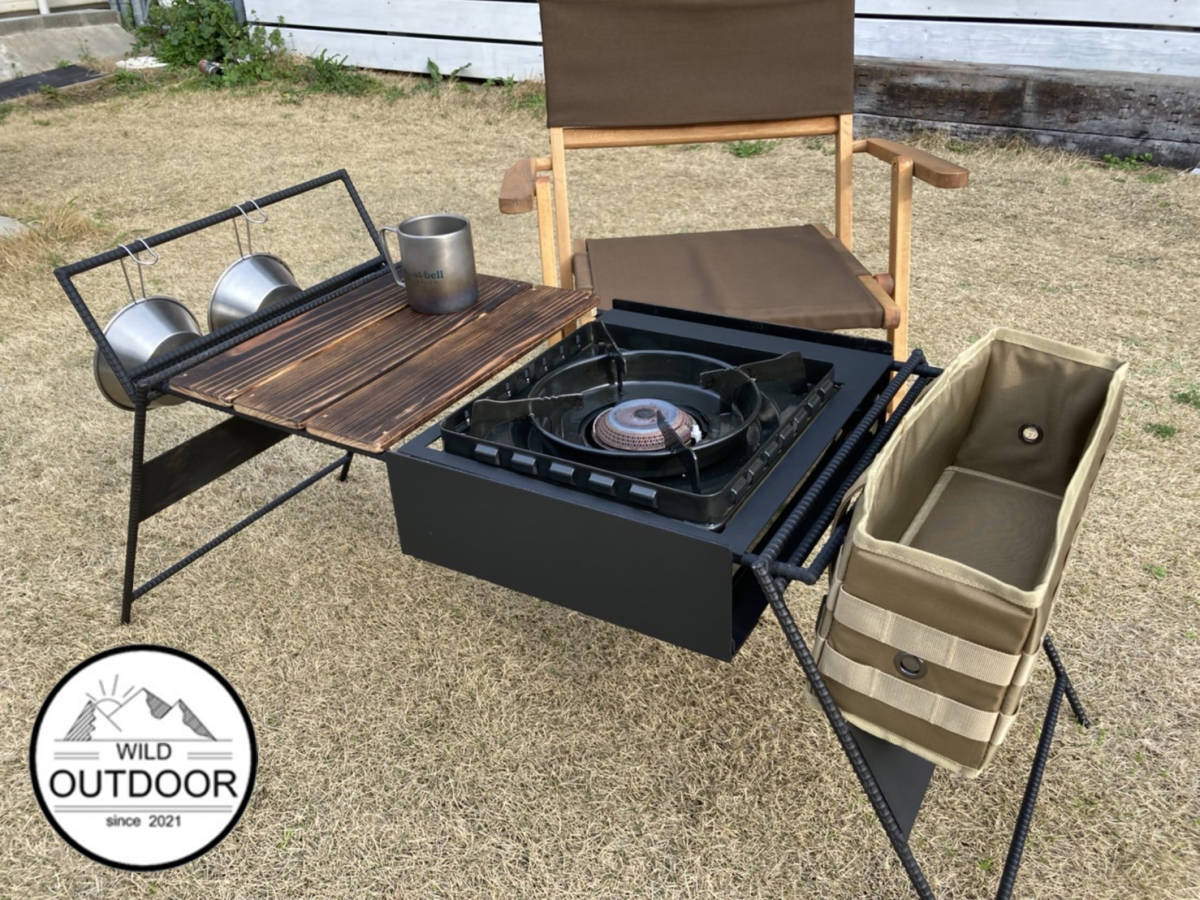 【★安心の定価販売★】 ★WILD OUTDOOR★ワイルドアウトドア★タフまるアイアンテーブル★ハーフサイズ★アウトドアテーブル★カセットコンロテーブル★1 その他 【★安心の定価販売★】 ★WILD OUTDOOR★ワイルドアウトドア★タフまるアイアンテーブル★ハーフサイズ★アウトドアテーブル★カセットコンロテーブル★1 その他