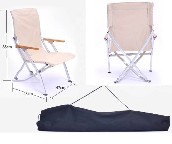 ★CHANODUG OUTDOOR★Premium Relax low Chair★CREAM★プレミアムリラックスローチェア★クリーム★キャンプチェア★アウトドアチェア★１_画像3