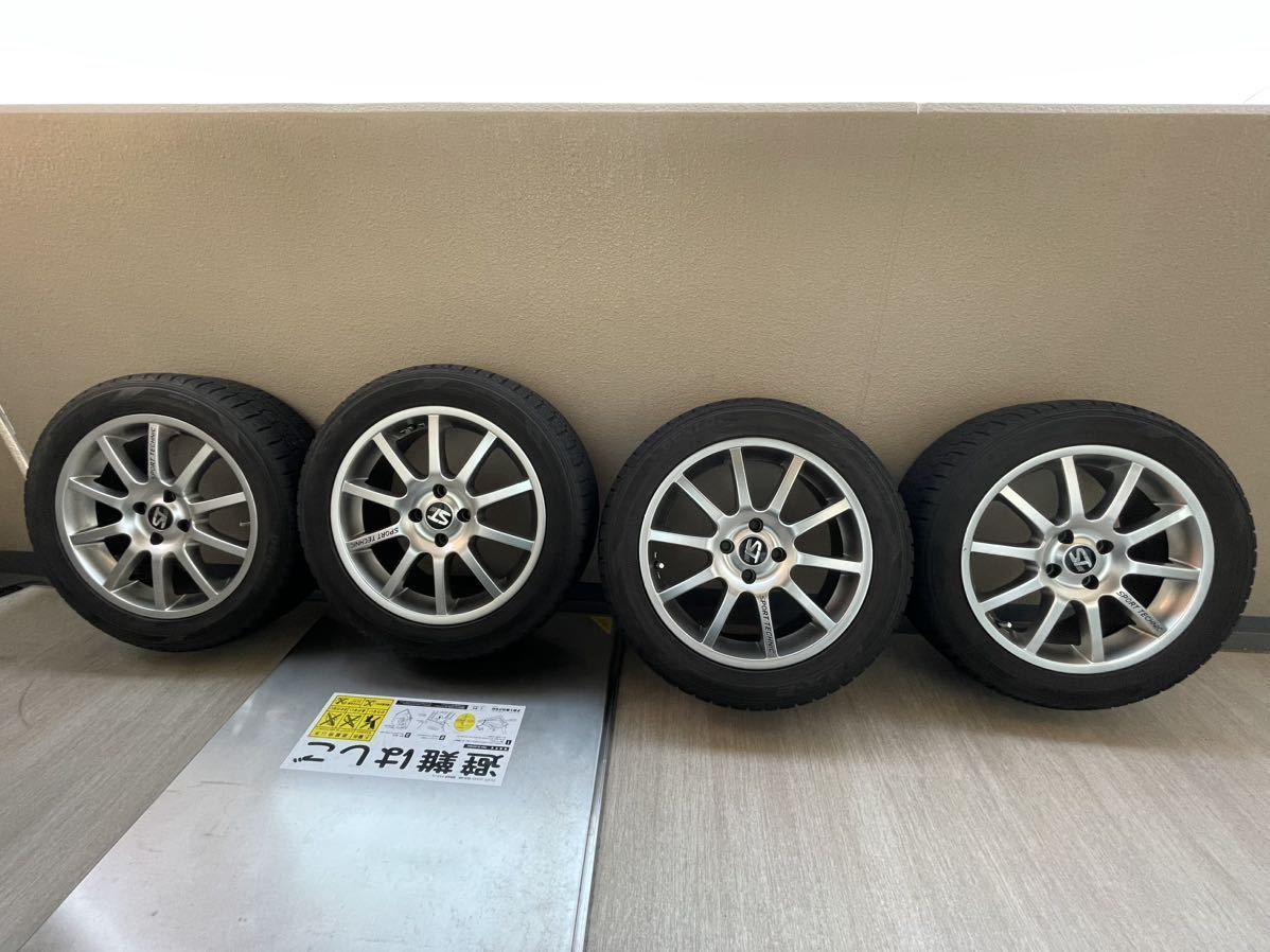 スタットレスタイヤ195/55R16 4本セット(16インチ6.5J社外アルミ
