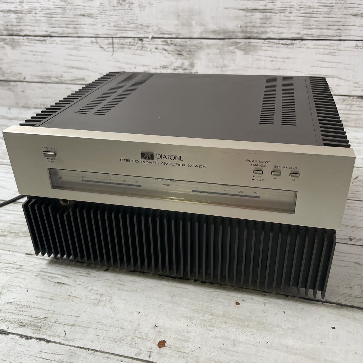 初売り】 DIATONE M-A05 パワーアンプ ダイアトーン ダイヤトーン