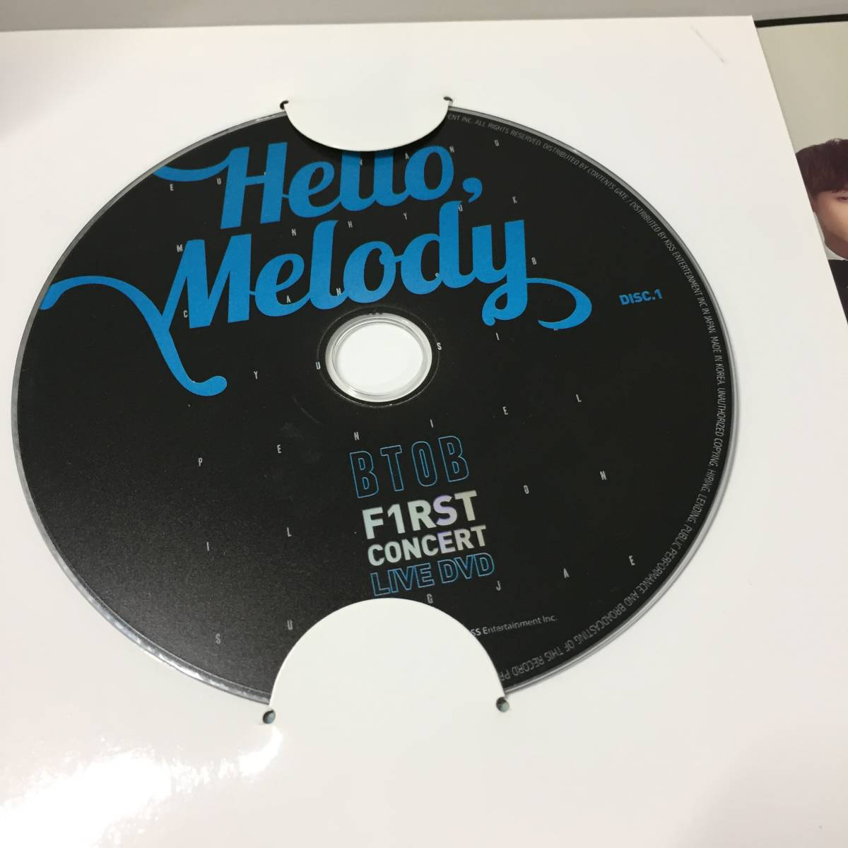 ●BTOB DVD Hello Melody F1RST CONCERT LIVE 韓国 K-POP トレカ付き 【22/1018/01の画像5