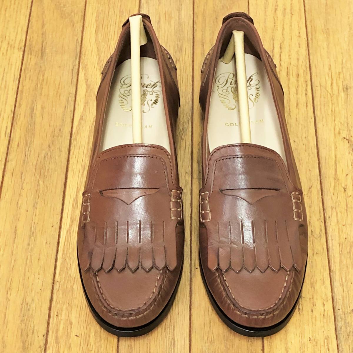 未使用?/保管品?/コールハーン/ローファー/6b/23センチ相當(dāng)/ブラウン/茶/レザーシューズ/colehaan/革靴/ビジネス/レディース