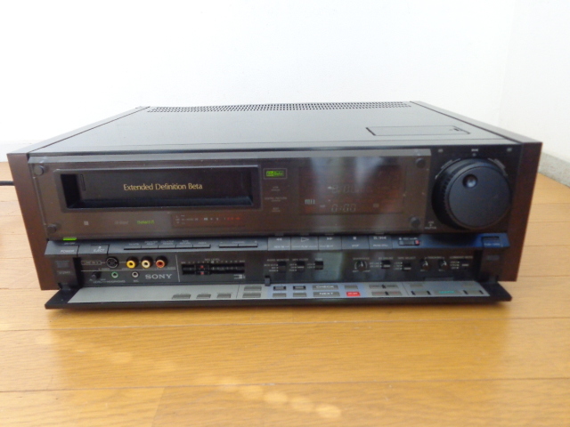 ☆SONY EDV-9000 ED Beta ベータ・ビデオ・デッキ ジャンク