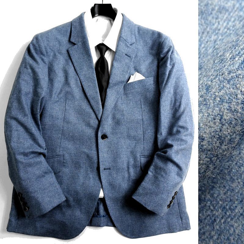 □HACKETT LONDON ハケット 新品 定価8.7万 カシミヤ混ウール ライト