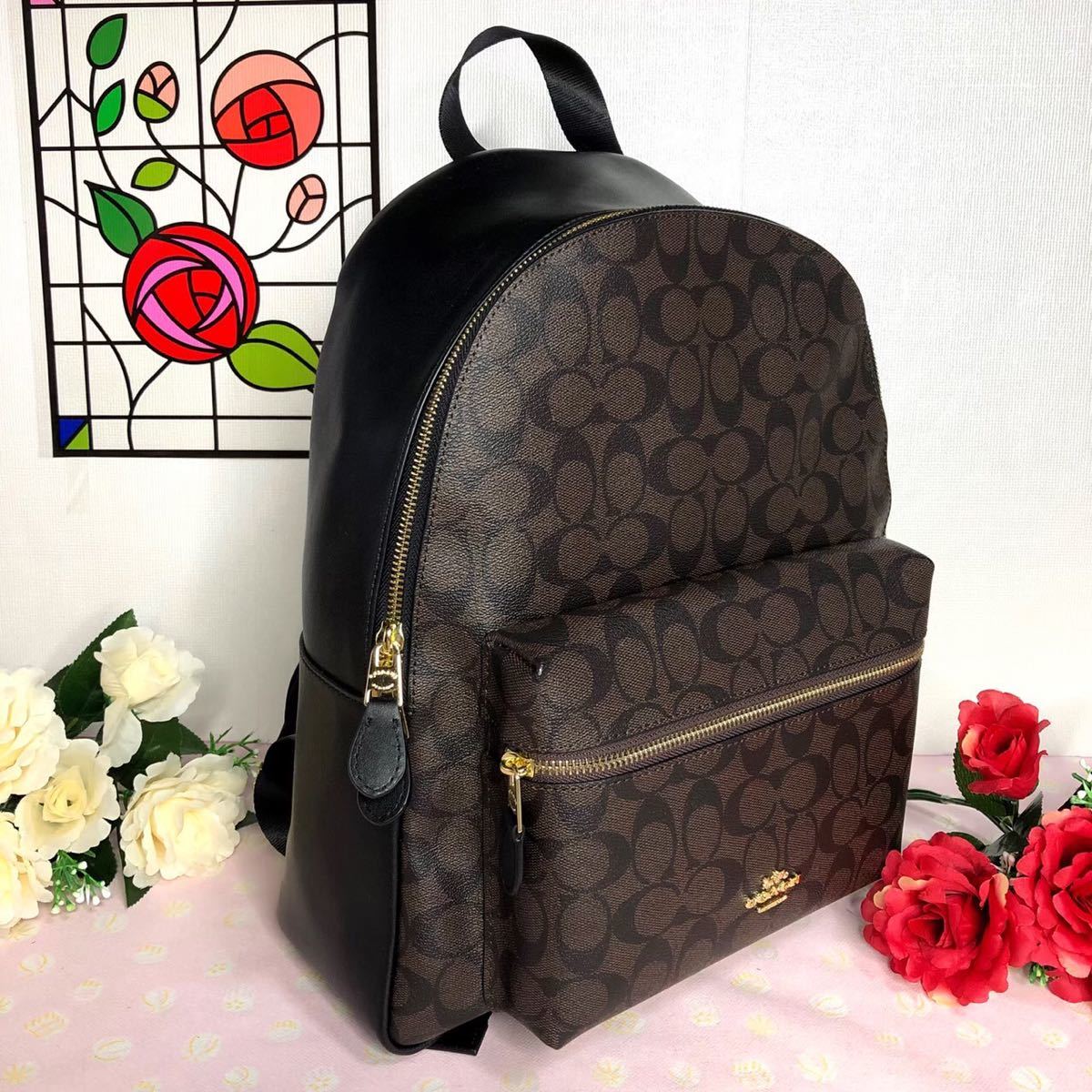 ヤフオク! - COACH コーチリュック ブラウン 新品 バッグパック