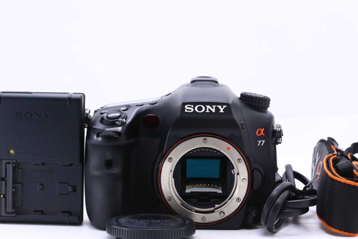 ☆良品☆ ソニー SONY α77 SLT-A77V ボディ ☆バッテリー