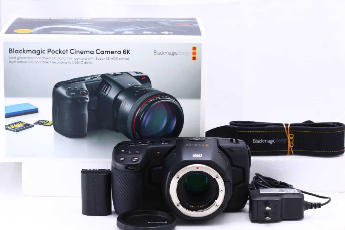 高級な 特上美品 Blackmagic Pocket Cinema Camera 6K キヤノン Canon