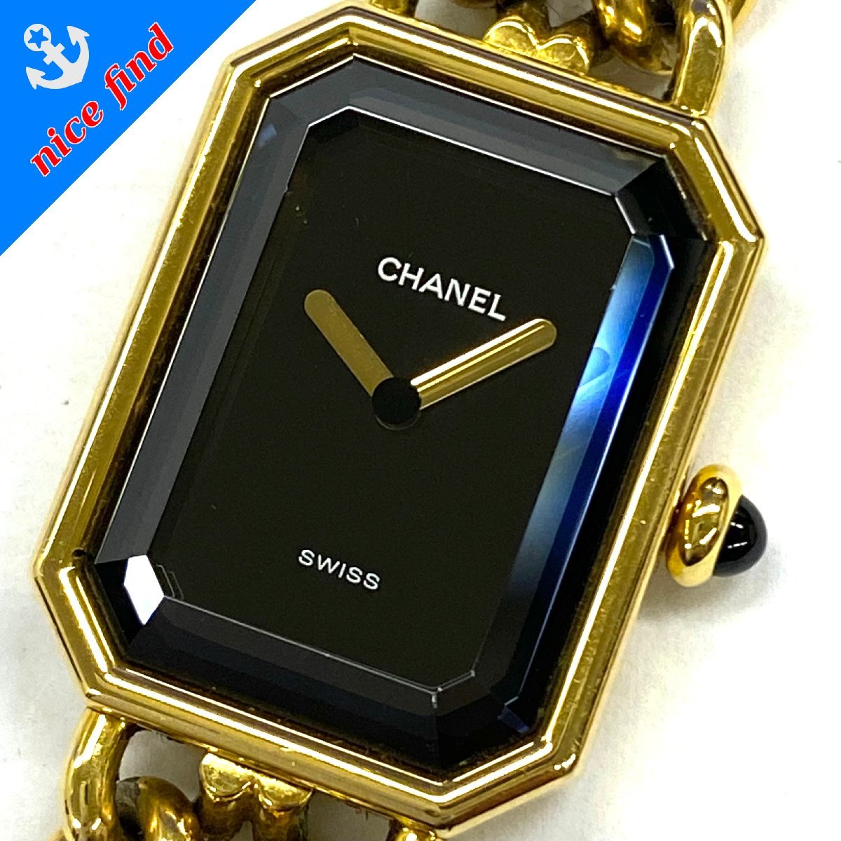 ◇シャネル CHANEL◇プルミエール Lサイズ H0001 クォーツ 腕時計