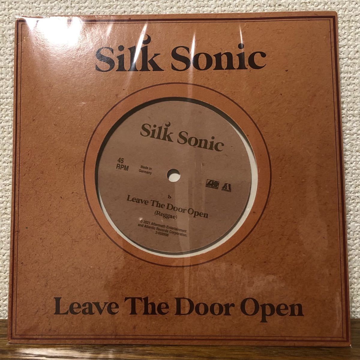 ヤフオク! - silk sonic Leave The Door Open 7インチ ブルー...