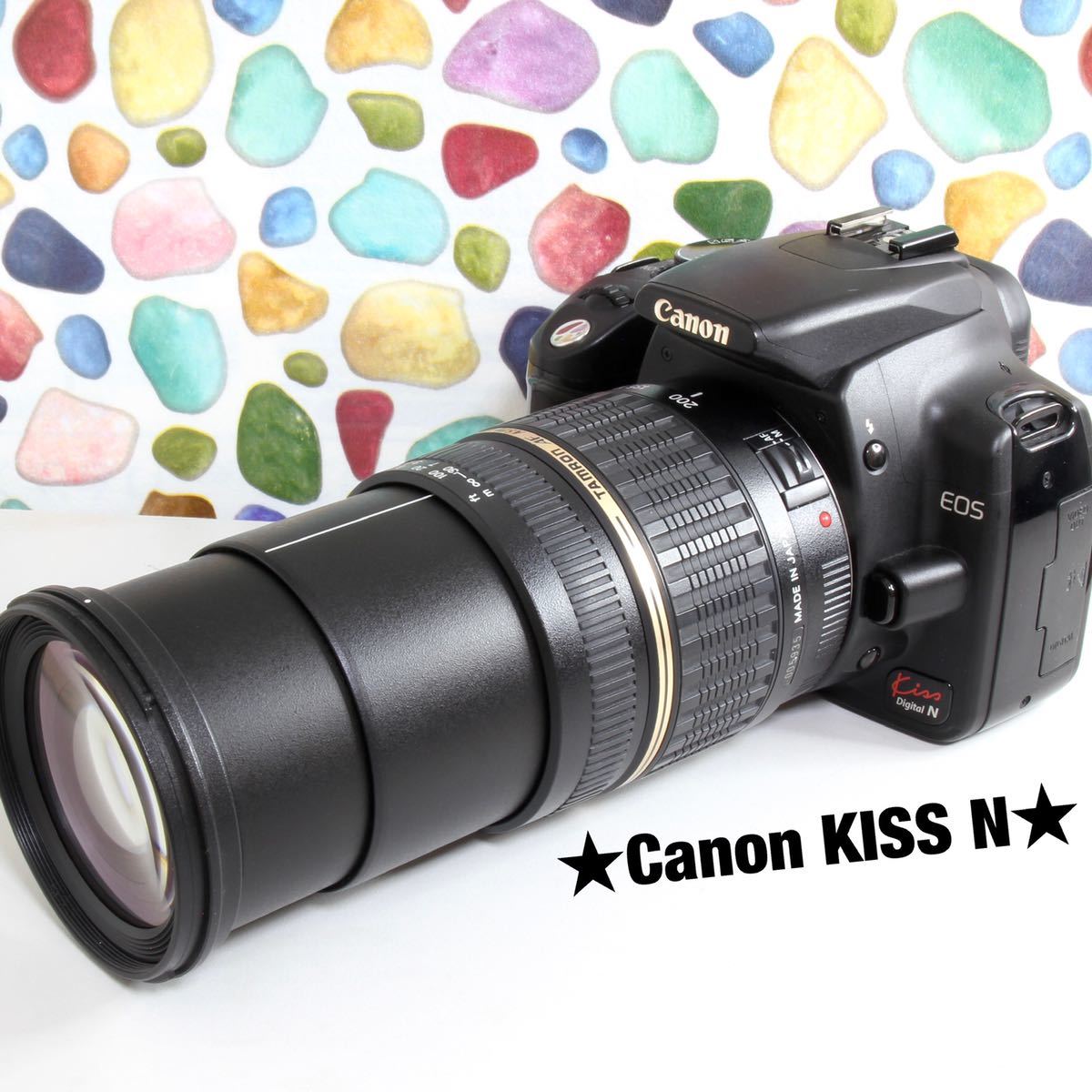 ◇Canon キャノン EOS KISS digital N ◇豪華レンズ ◇付属品多数 ...