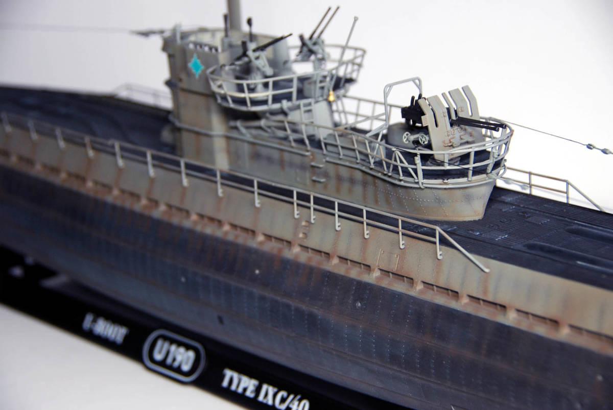atsudra工房完成品】1/72 Uボート TYPE IXC/40 U190 atsudra工房完成品】1/72 Uボート TYPE IXC/40 U190