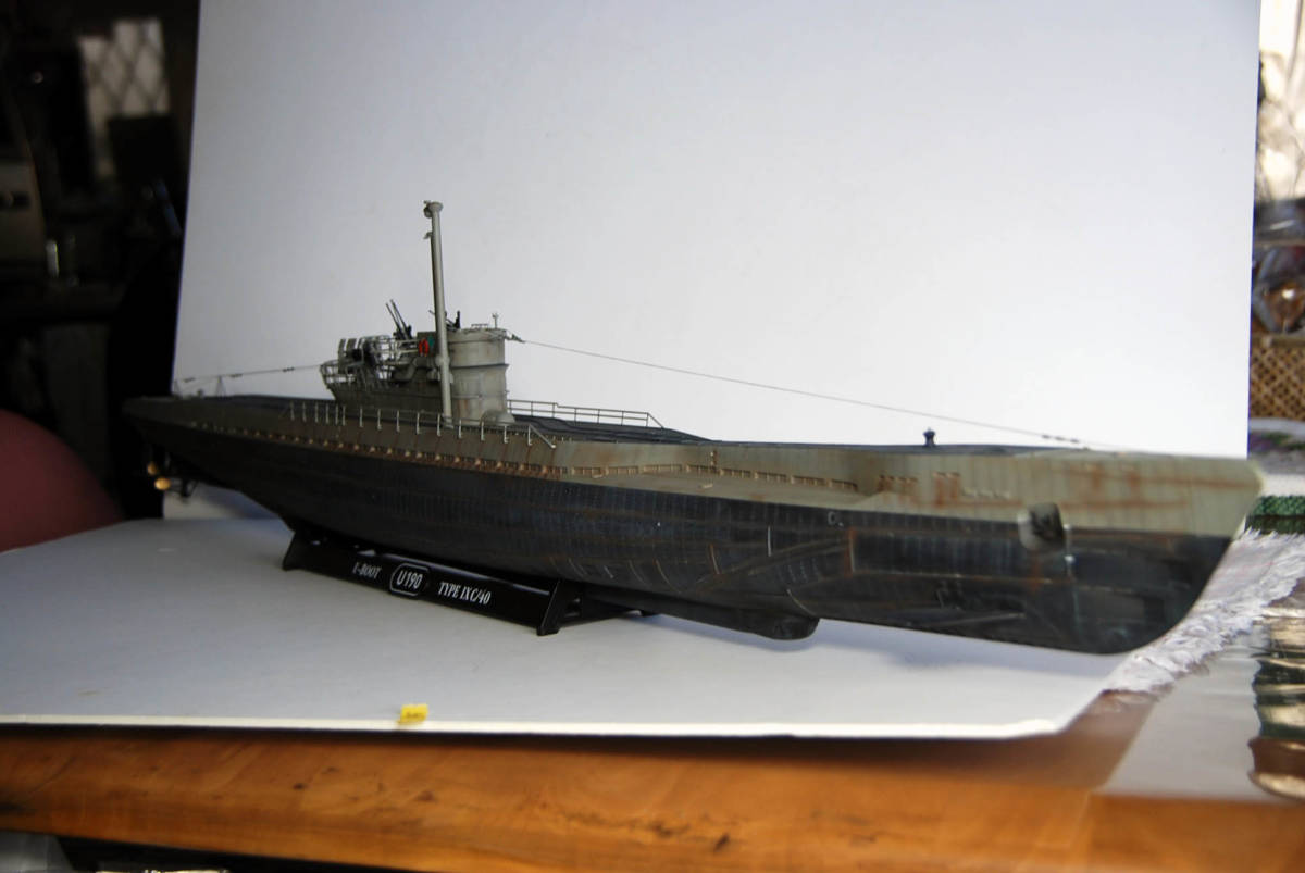 atsudra工房完成品】1/72 Uボート TYPE IXC/40 U190 atsudra工房完成品】1/72 Uボート TYPE IXC/40 U190