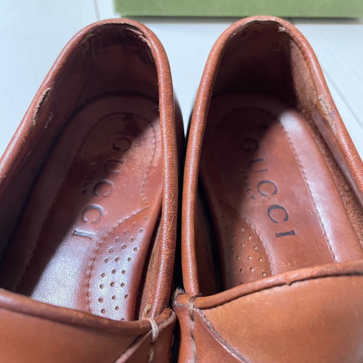 GUCCI グッチ ホースビットローファー 革靴 1422028 6M 箱付き GUCCI グッチ ホースビットローファー 革靴 1422028 6M 箱付き