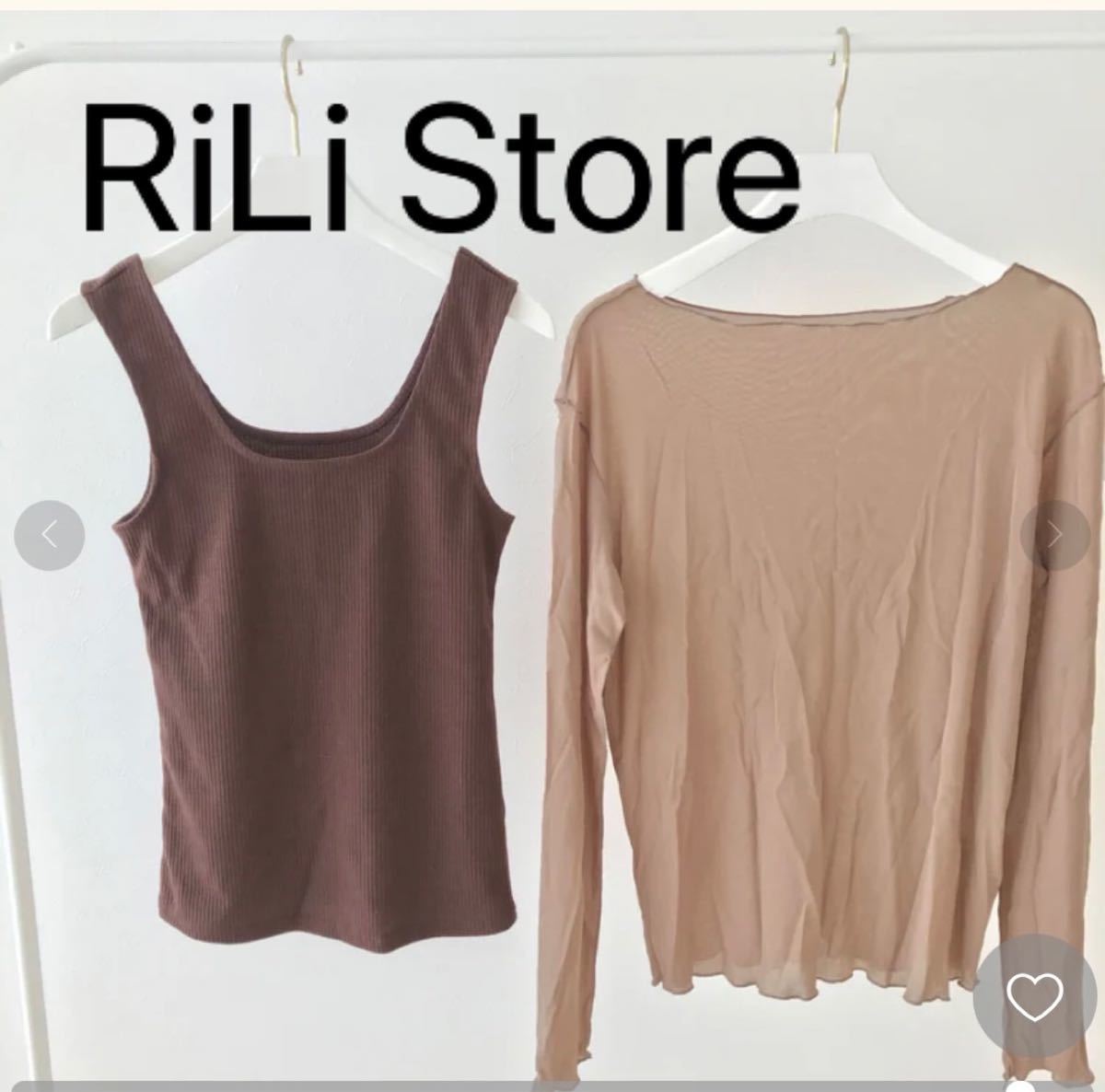 RiLi Store シースルートップス