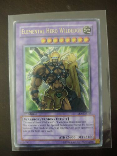 YuGiOh Elemental Hero Wildedge 1st Edition Ultimate Rare EEN-EN035 海外 即決