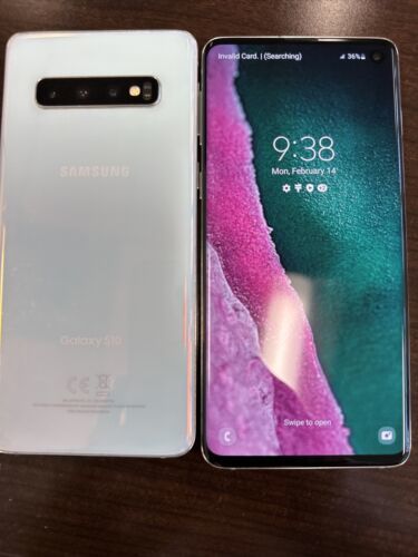 Samsung Galaxy S10 SM-G973 - 128GB - Prism White (Unlocked) (Dual SIM) 海外 即決 - 1