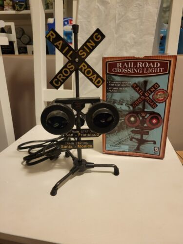 Railroad Crossing Light from Galveston Railroad Museum USED 海外 即決