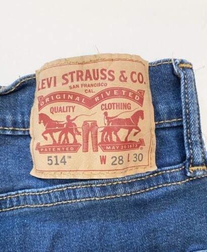 Men's Levis Strauss 30L X 514 海外 Jeans 即決 Classic Pants 28W