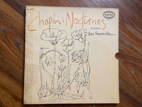 Chopin - Smeterlin Nocturnes (Complete) 1956 Epic SC-6007インチ Vinyl VG+ Warhol 海外 即決