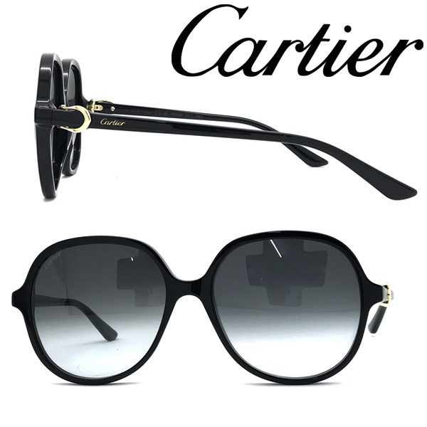 Cartier サングラス カルティエ ブランド グラデーションブラック CT-0350S-001