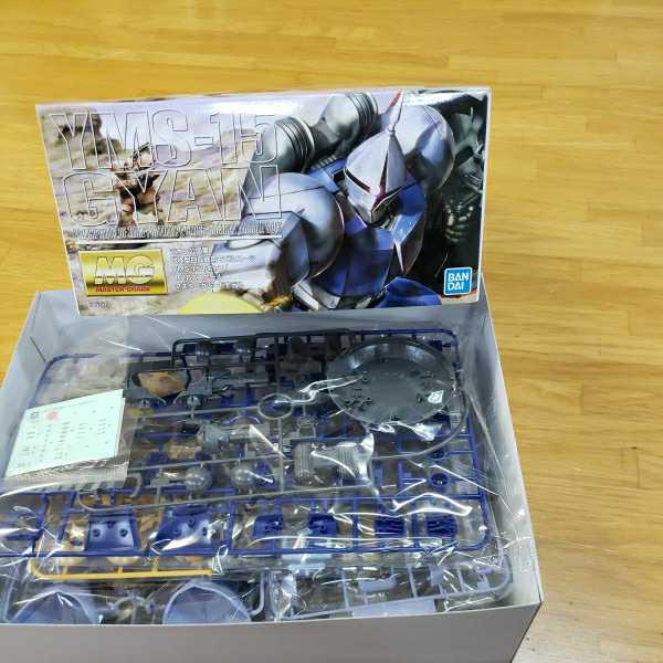  新品 MG 1/100 ギャン 機動戦士ガンダム ガンプラ バンダイ 未組立 ジオン公国軍　試作型白兵戦用モビルスーツ　YMS-15 マスターグレード_画像4