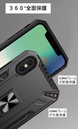 (P22) iPhone12 スマホケース カバー 耐衝撃 レンズ保護 スライド カメラ 落下 傷防止 軽量 レッド アイフォン 5_画像4