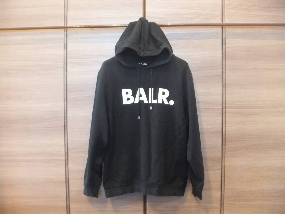 半額SALE BALR.（ボーラー） フーディー パーカー 裏起毛 黒 L ☆ L