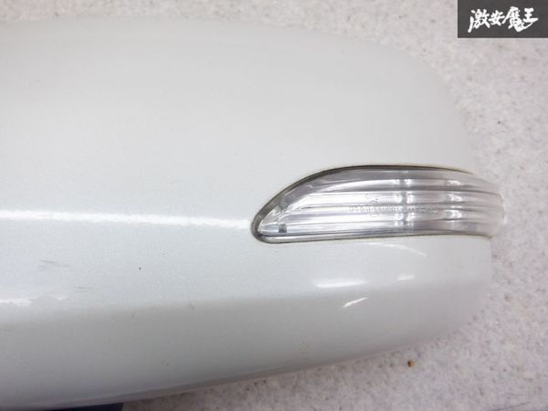  Daihatsu original L175S L185S Move Custom side mirror door mirror left left side passenger's seat side winker attaching 8 pin pearl white series shelves 2O23